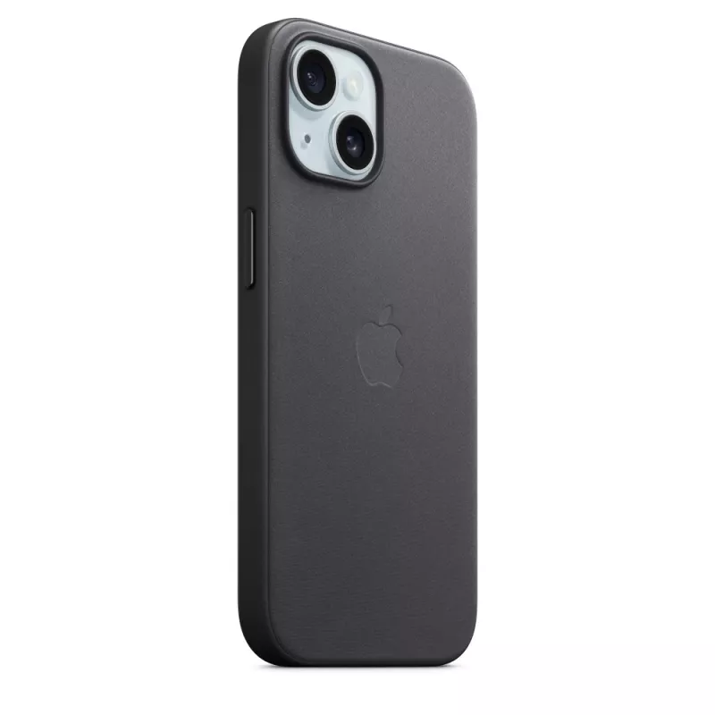 APPLE Apple FineWoven dėklas su MagSafe, skirtas iPhone 15, juodas