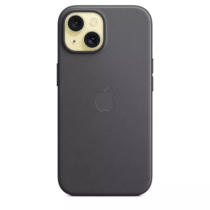 APPLE Apple FineWoven dėklas su MagSafe, skirtas iPhone 15, juodas