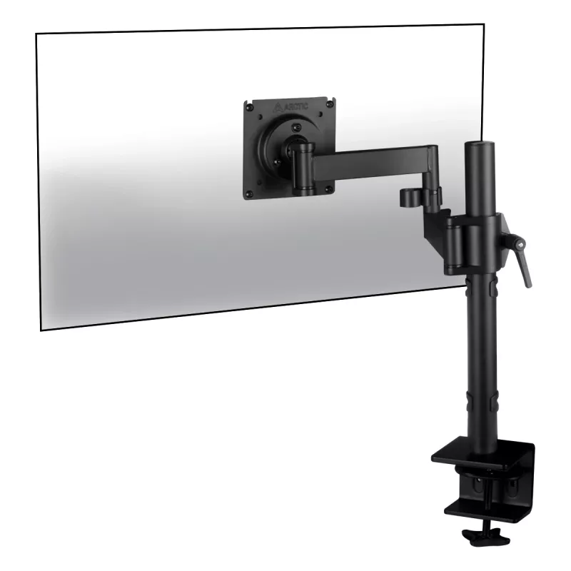 ARCTIC X1 - Monitoriaus laikiklis ant stalo, spaustuvas, 10 kg, 101,6 cm (40 colių), 109,2 cm (43 colių), 100 x 100 mm, juodos spalvos