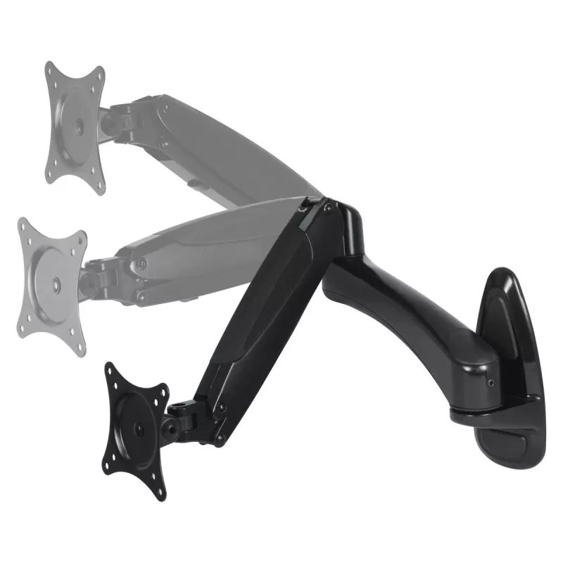 ARCTIC W1-3D - Monitor Wall Mount with Gas Lift Technology, 8 kg, 33 cm (13 inch), 81.3 cm (32 inch), 75 x 75 mm, 100 x 100 mm, Juoda