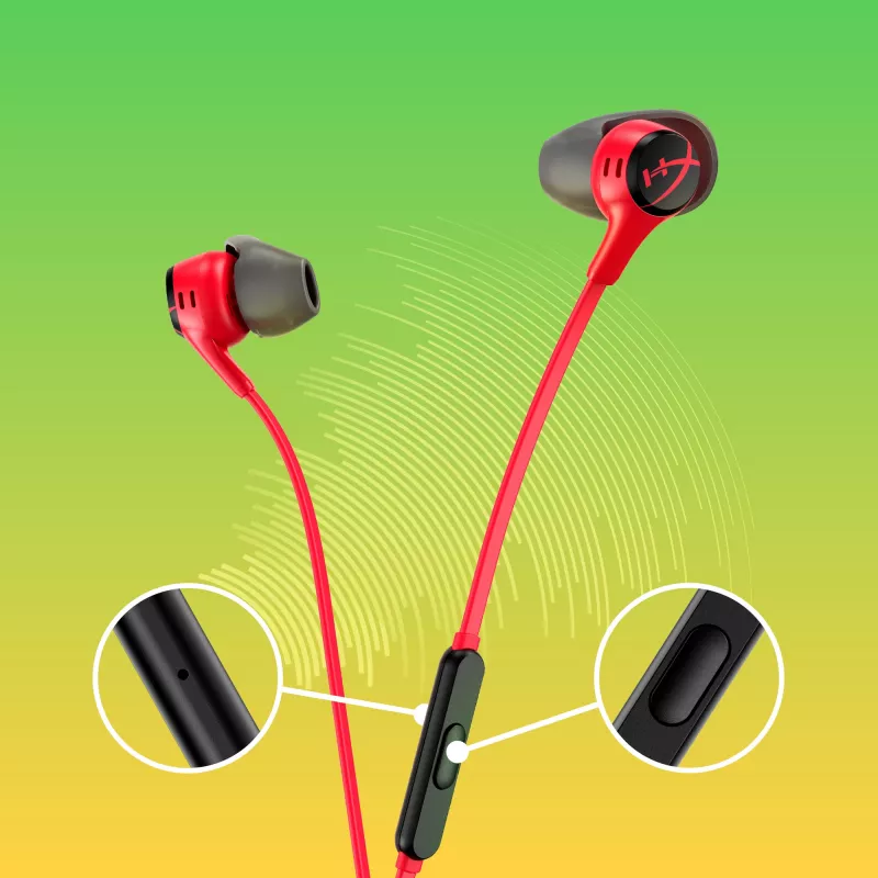 HyperX Cloud Earbuds II Juoda
