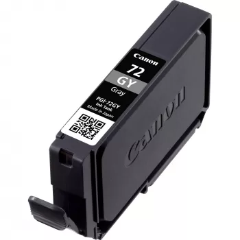 Canon PGI-72GY pilka rašalo kasetė, Standartinės išeigos, pilka, Pigmentinis rašalas, 1 vnt., 165 puslapių