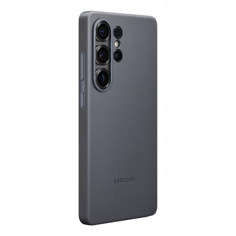 Samsung Kindsuit dirbtinės odos dėklas Galaxy S25, Dėklas, Samsung, Galaxy S25 Ultra, 17,5 cm (6,9 colio), Juoda