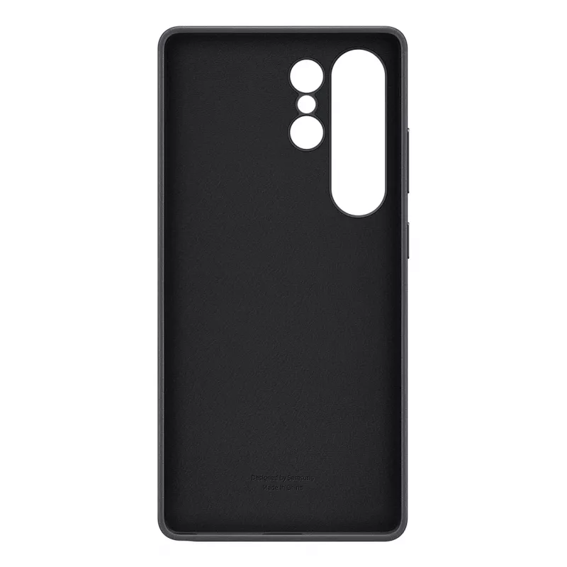 Samsung Kindsuit dirbtinės odos dėklas Galaxy S25, Dėklas, Samsung, Galaxy S25 Ultra, 17,5 cm (6,9 colio), Juoda