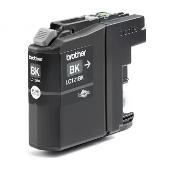 Brother LC121BK rašalo kasetė 1 vnt. Originali juoda