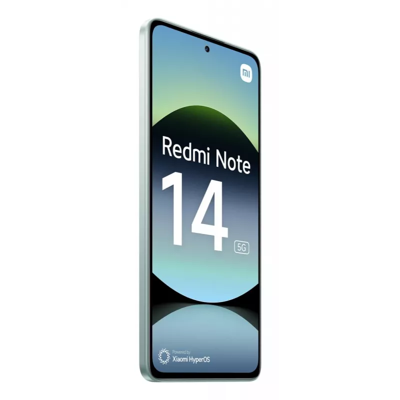 Išmanusis telefonas „Xiaomi Redmi Note 14 5G“, 6,67 colio AMOLED, 8 GB RAM, 256 GB, koralų žalia, MediaTek Dimensity 7025 Ultra, IP64