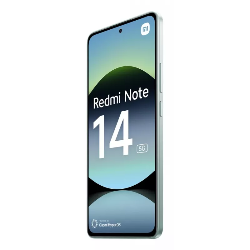 Išmanusis telefonas „Xiaomi Redmi Note 14 5G“, 6,67 colio AMOLED, 8 GB RAM, 256 GB, koralų žalia, MediaTek Dimensity 7025 Ultra, IP64