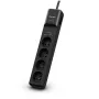 CyberPower Tracer III P0420SUD0-FR apsauga nuo viršįtampių Juoda 4 kintamosios srovės lizdai (-ų) 200 - 250 V 1,8 m