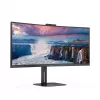 AOC V5 CU34V5CW kompiuterio monitorius 86,4 cm (34 colių) 3440 x 1440 pikselių Wide Quad HD LED juodas