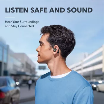 ANKER Ausinės - Soundcore Aerofit Pro - Juodos