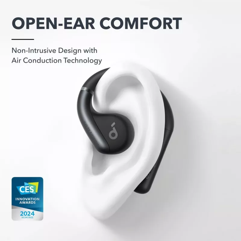 ANKER Ausinės - Soundcore Aerofit Pro - Juodos
