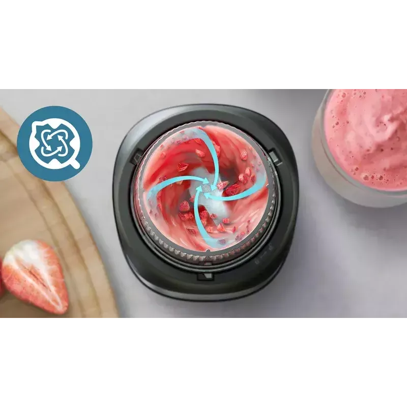Stalo blenderis Philips 5000 serijos HR2765/00 Juodas Nerūdijantis plienas