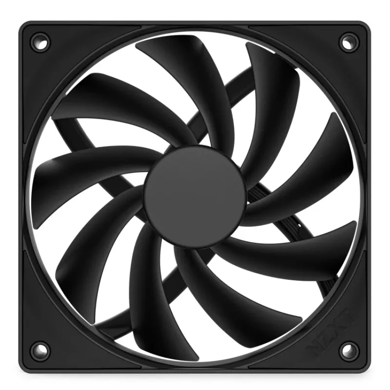 NZXT Aušinimo ventiliatorius F120q 120mm Juodas Tylus Oro Srautas