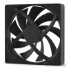 NZXT Aušinimo ventiliatorius F120q 120mm Juodas Tylus Oro Srautas
