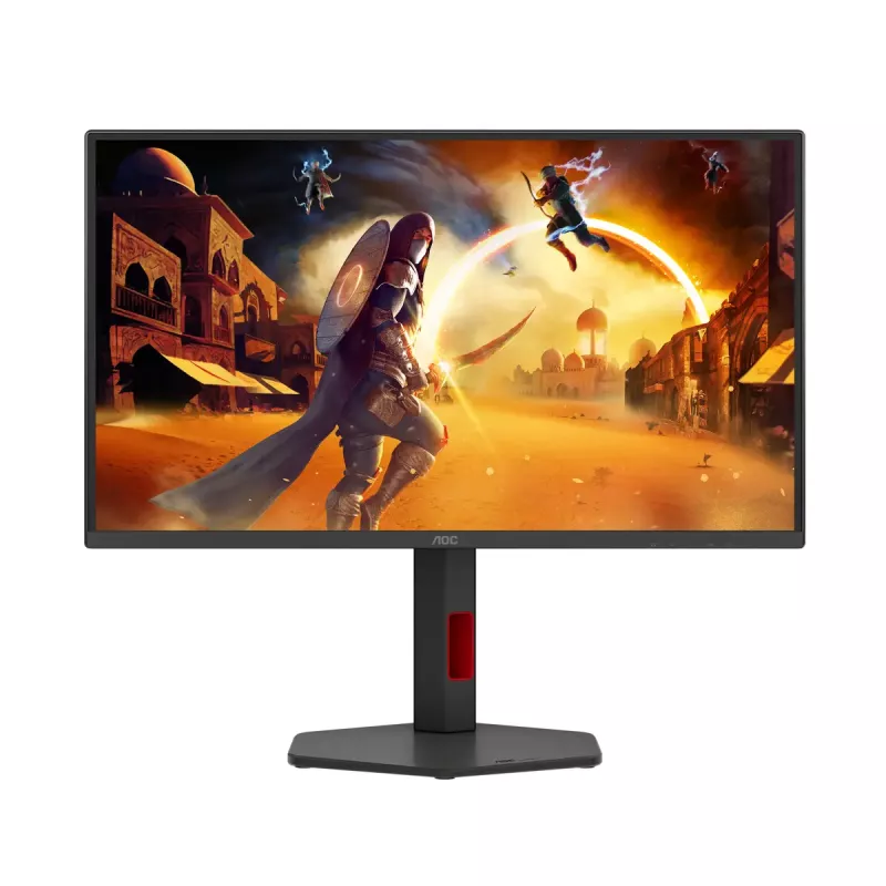 AOC G4 Q25G4SR kompiuterio monitorius 62,2 cm (24,5 colio) 2560 x 1440 pikselių Quad HD LED juodas, raudonas