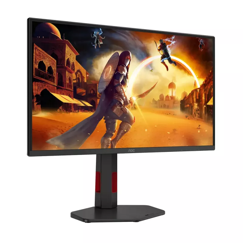 AOC G4 Q25G4SR kompiuterio monitorius 62,2 cm (24,5 colio) 2560 x 1440 pikselių Quad HD LED juodas, raudonas