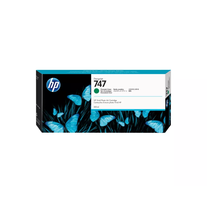 HP 747 300 ml Chromatic Green DesignJet rašalo kasetė