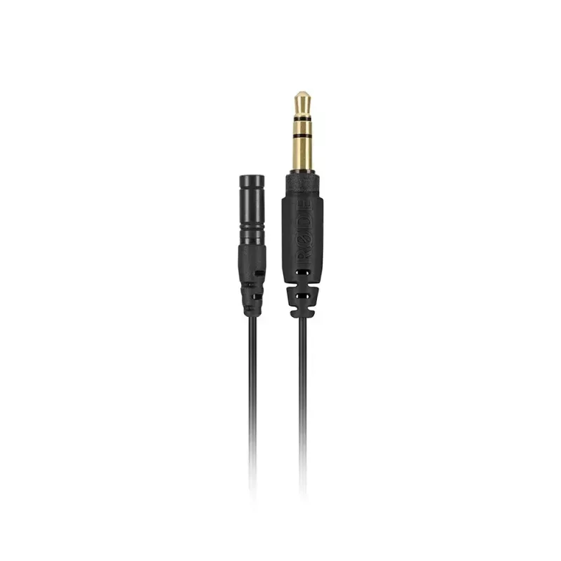 Lavalier mikrofonas RØDE LAVALIER GO — prisegamas kondensatorinis, įvairiakryptis, 3,5 mm, 20–20000 Hz, balta/juoda