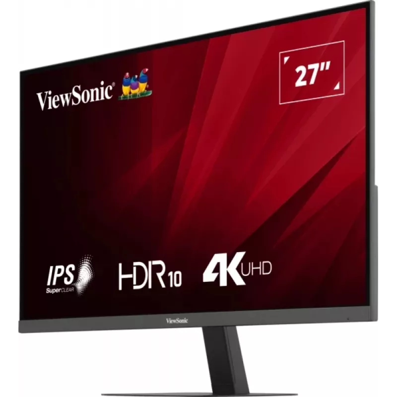 Viewsonic VA VA2708-4K-HD kompiuterio monitorius 68,6 cm (27 colių) 3840 x 2160 pikselių 4K Ultra HD LED juodas