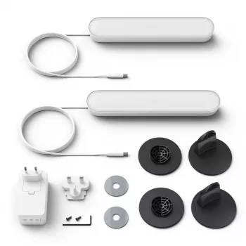 Philips Hue White and colour ambience Play šviesos juostų dviejų vienetų rinkinys