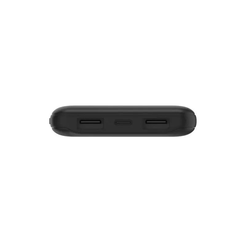 BELKIN 10k išorinė baterija su USB-C 15W dvigubu USB-A 15 cm USB-A į C laidu juoda