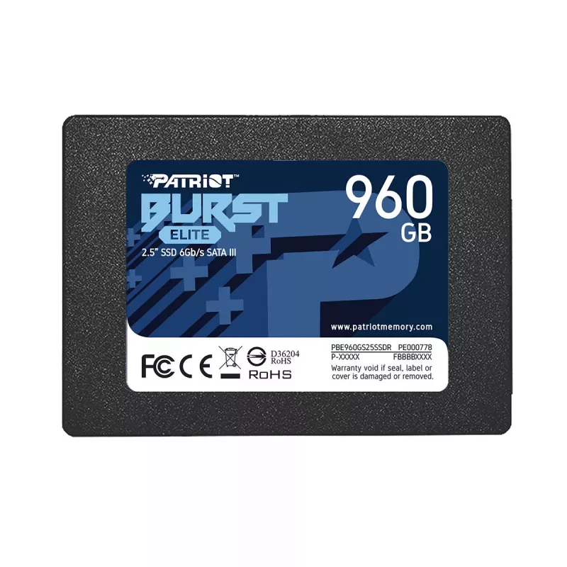 SSD diskas Patriot Memory 960 GB 2,5 colio SATA III PBE960GS25SSDR