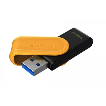 Kingston Technology DataTraveler 512GB Portable USB 3.2 Gen 1 Exodia S (juoda/geltona)