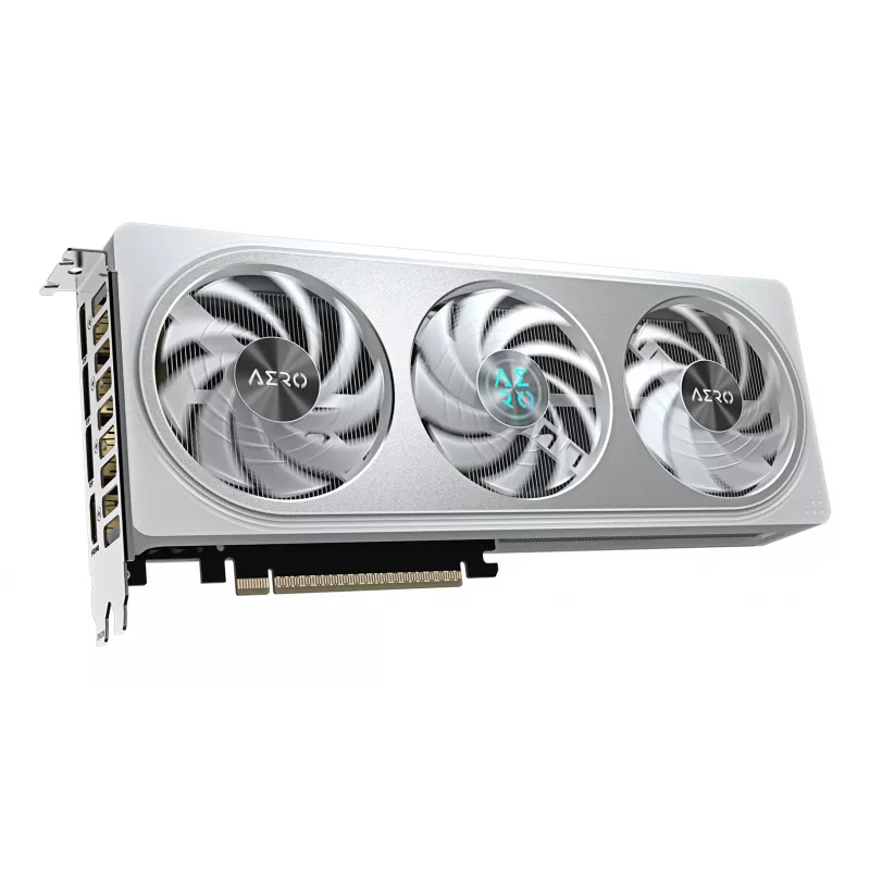GIGABYTE GeForce RTX 5060 Ti AERO OC 16G vaizdo plokštė - 16GB GDDR7, 128bit, PCI-E 5.0, 2647MHz branduolio dažnis, 3 x DisplayPort, 1 x HDMI, GV-N506TAERO OC-16GD