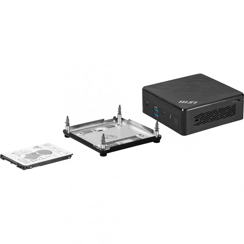 MSI Cubi 5 12M-001BEU 0,66L dydžio kompiuteris juodas i7-1255U Intel SoC