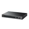 Nevaldomas jungiklis TP-LINK LS1210GP 10 prievadų Gigabit, 8× PoE+ (61 W bendra galia), 1× SFP, 9× RJ‑45 Gigabit