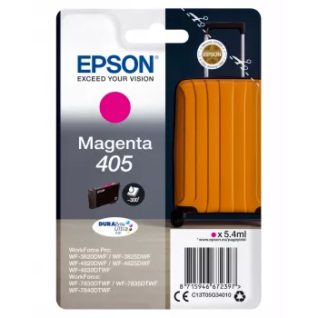 Epson 405 DURABrite Ultra Ink rašalo kasetė 1 vnt. Originali standartinės išeigos purpurinė