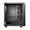 PC korpusas CHIEFTEC GS-01B-OP Tower Black — grūdintas stiklas, RGB ventiliatoriai, palaiko ATX/Micro-ATX, GPU iki 320 mm