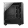 PC korpusas CHIEFTEC GS-01B-OP Tower Black — grūdintas stiklas, RGB ventiliatoriai, palaiko ATX/Micro-ATX, GPU iki 320 mm