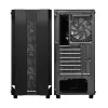 PC korpusas CHIEFTEC GS-01B-OP Tower Black — grūdintas stiklas, RGB ventiliatoriai, palaiko ATX/Micro-ATX, GPU iki 320 mm