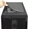 PC korpusas CHIEFTEC GS-01B-OP Tower Black — grūdintas stiklas, RGB ventiliatoriai, palaiko ATX/Micro-ATX, GPU iki 320 mm