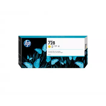 HP 728 300 ml geltona „DesignJet“ rašalinė kasetė