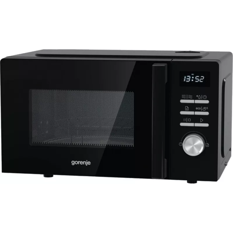 Kombinuota mikrobangų krosnelė Gorenje MO20A4BH — 20 L, 800 W, juoda, 5 galios lygiai