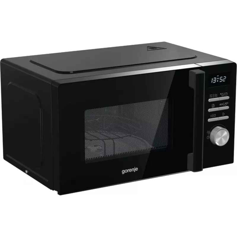 Kombinuota mikrobangų krosnelė Gorenje MO20A4BH — 20 L, 800 W, juoda, 5 galios lygiai