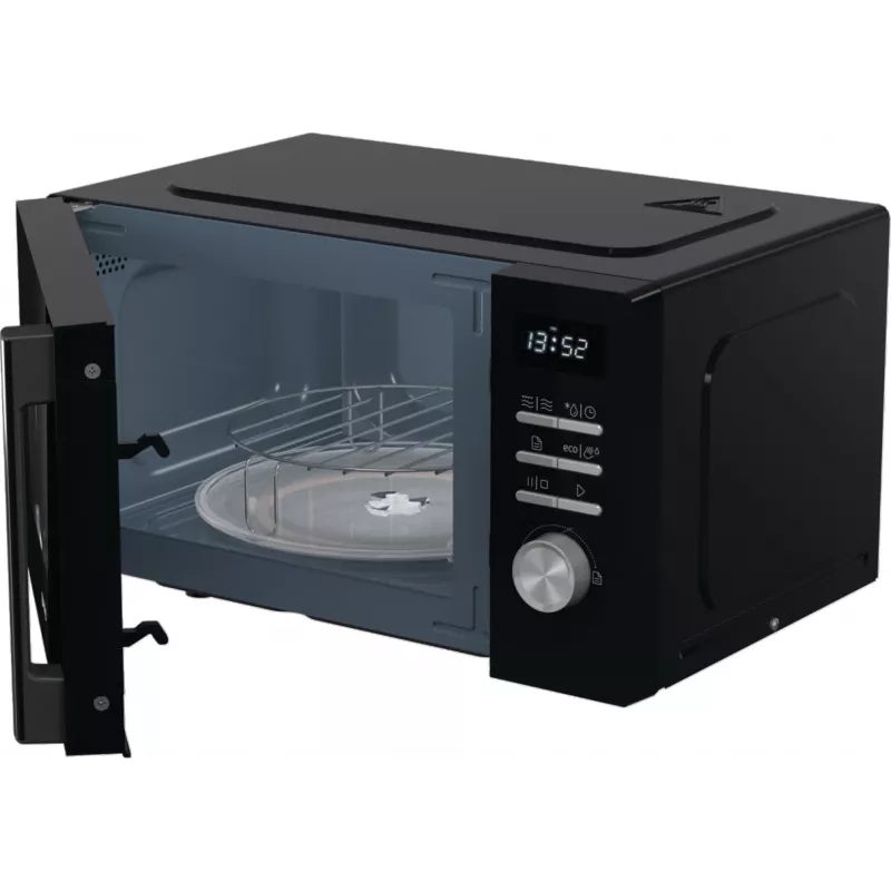 Kombinuota mikrobangų krosnelė Gorenje MO20A4BH — 20 L, 800 W, juoda, 5 galios lygiai