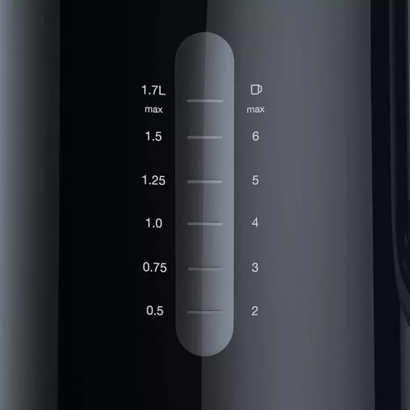 Braun WK 1100 BK elektrinis virdulys 1.7 L 2200 W Juoda