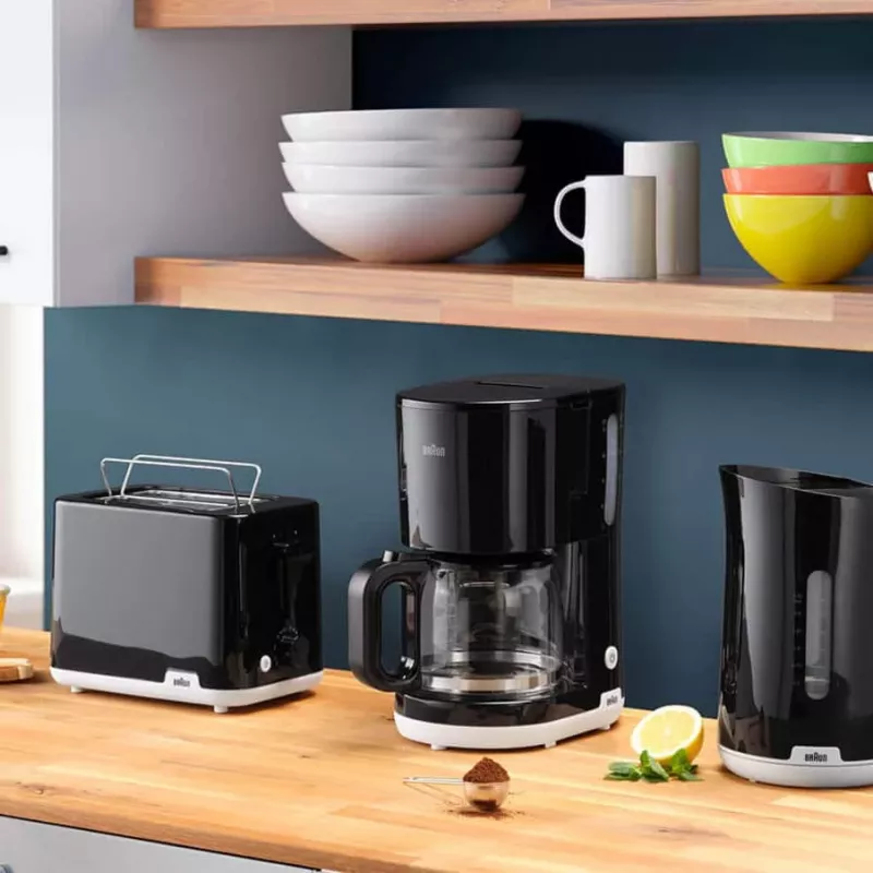 Braun WK 1100 BK elektrinis virdulys 1.7 L 2200 W Juoda