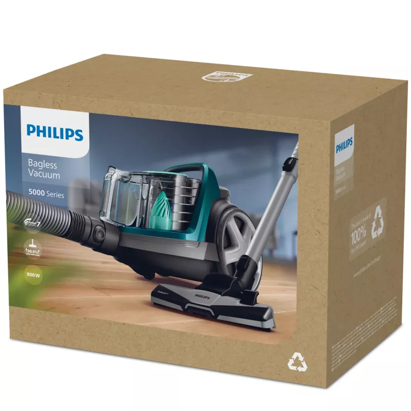 Philips 5000 serijos FC9555/09 dulkių siurblys 1,5 L Cilindrinis sausas 900 W