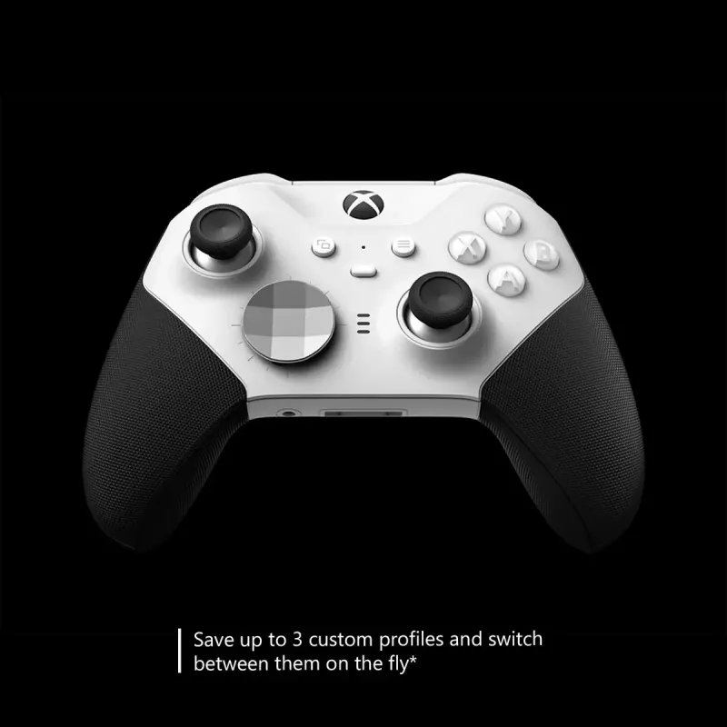 Žaidimų pultelis Microsoft Xbox Elite Wireless Series 2 Core juoda balta Bluetooth USB