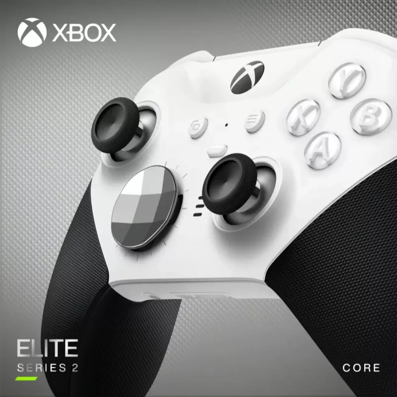 Žaidimų pultelis Microsoft Xbox Elite Wireless Series 2 Core juoda balta Bluetooth USB