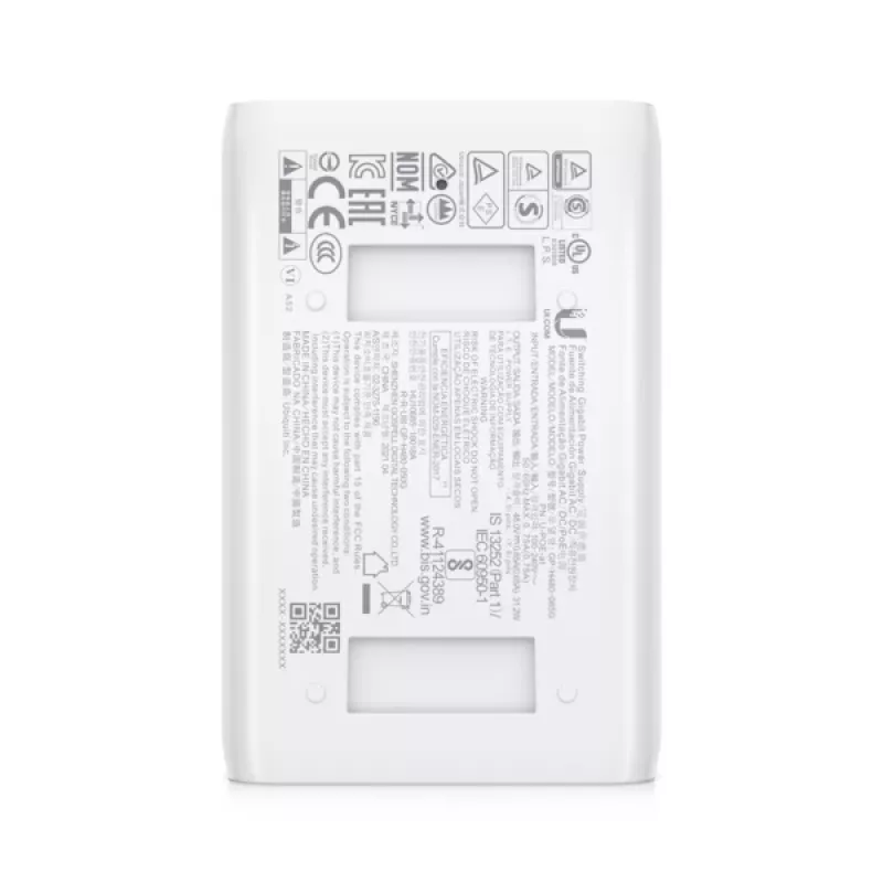 UBIQUITI NETWORKS PoE injektorius, 802.3at kompaktiškas PoE+ injektorius