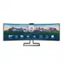 Philips P Line 32:9 SuperWide lenktas LCD ekranas 499P9H/00, 124 cm (48,8 colio), 5120 x 1440 pikselių, UltraWide Dual Quad HD, LCD, 5 ms, juoda