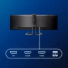 Philips P Line 32:9 SuperWide lenktas LCD ekranas 499P9H/00, 124 cm (48,8 colio), 5120 x 1440 pikselių, UltraWide Dual Quad HD, LCD, 5 ms, juoda