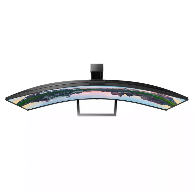 Philips P Line 32:9 SuperWide lenktas LCD ekranas 499P9H/00, 124 cm (48,8 colio), 5120 x 1440 pikselių, UltraWide Dual Quad HD, LCD, 5 ms, juoda