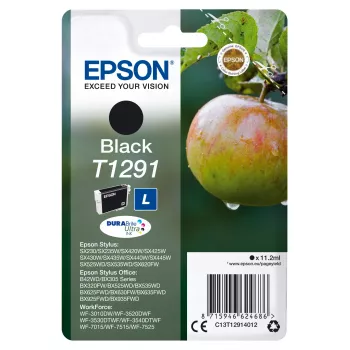 Epson Apple Singlepack Juoda T1291 DURABrite Ultra Ink