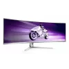 Philips Evnia 8000 49M2C8900L/00 kompiuterio monitorius 124,2 cm (48,9 colio) 5120 x 1440 pikselių Dual QHD QD-OLED Baltas